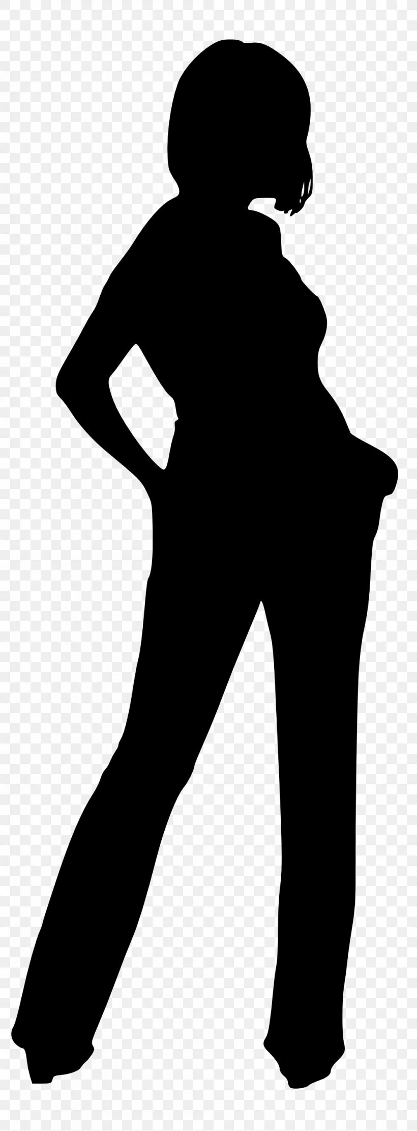 Silhouette Woman, PNG, 995x2695px, Silhouette, Arm, Black, Black And White, Female Download Free