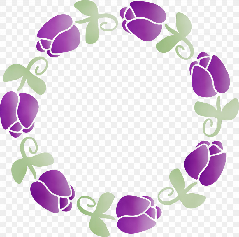 Violet Purple Circle, PNG, 3000x2975px, Tulip Frame, Circle, Easter Frame, Paint, Purple Download Free