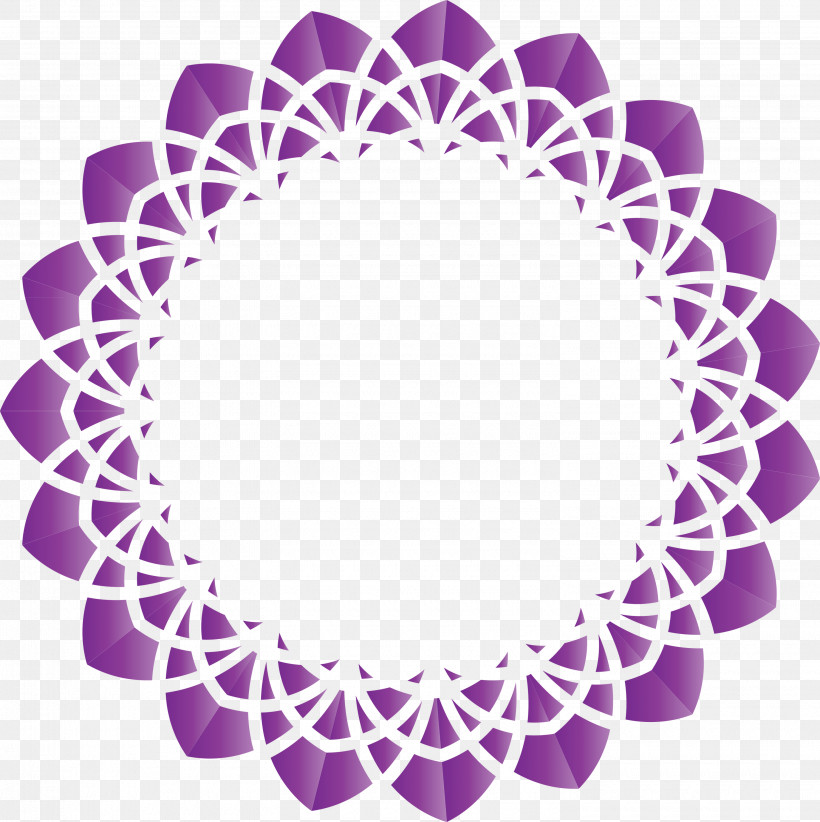 Circle Frame, PNG, 2990x3000px, Circle Frame, Circle, Doily, Lilac, Linens Download Free