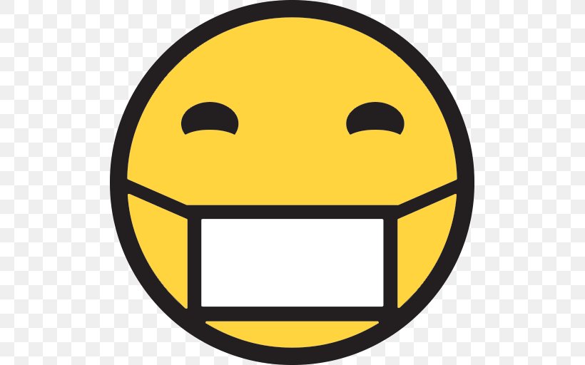 Smiley Surgical Mask Emoji Sticker, PNG, 512x512px, Smiley, Area, Email, Emoji, Emoticon Download Free