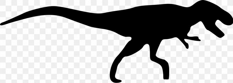 Tyrannosaurus Carnotaurus Triceratops Velociraptor Dinosaur, PNG, 1280x456px, Tyrannosaurus, Beak, Black And White, Carnotaurus, Dinosaur Download Free