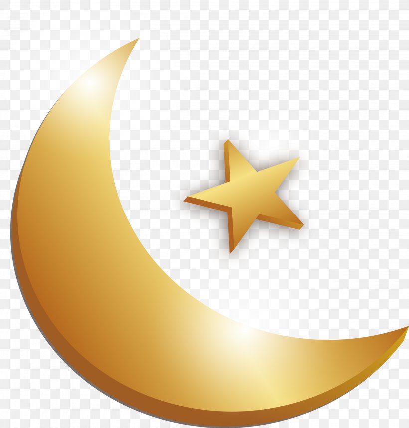 Golden Moon Star, PNG, 2810x2943px, Gold, Crescent, Designer, Gold Leaf, Moon Download Free