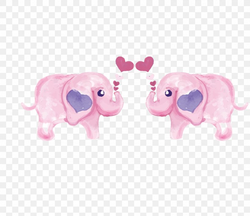 Pink Elephant, PNG, 1500x1301px, Pink, Baby Shower, Cartoon, Computer Graphics, Cuteness Download Free