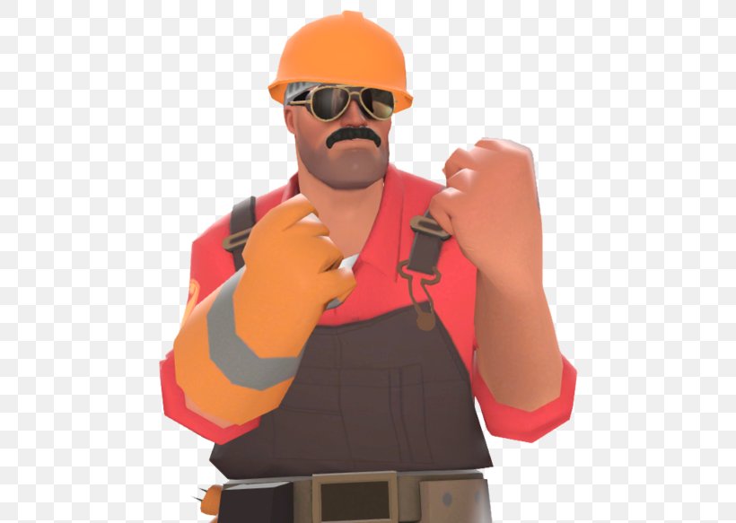 Team Fortress 2 Moustache Valve Corporation Achievement Steam, PNG, 500x583px, Team Fortress 2, Achievement, Construction Foreman, Construction Worker, Engineer Download Free