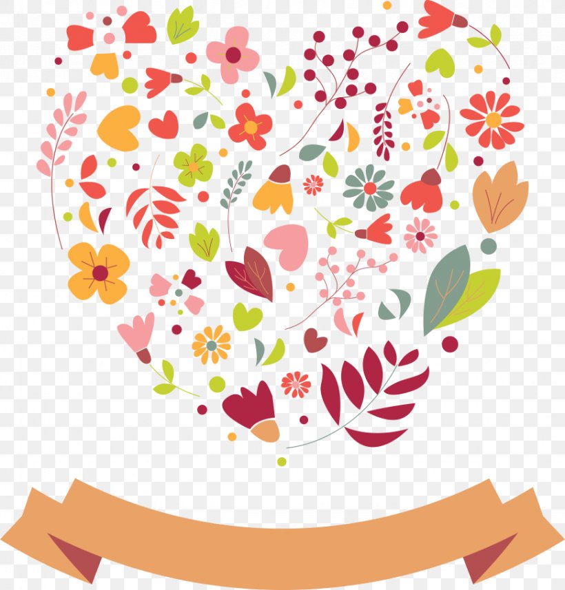 Vector Flowers And Leaves, PNG, 871x911px, Watercolor, Cartoon, Flower, Frame, Heart Download Free