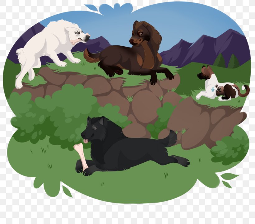 Dog Breed Puppy Cartoon, PNG, 800x720px, Dog Breed, Bear, Breed, Carnivoran, Cartoon Download Free