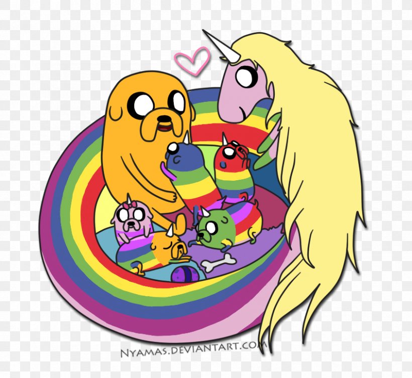 Jake The Dog Finn The Human Lady Íris Puppy, PNG, 844x776px, Watercolor, Cartoon, Flower, Frame, Heart Download Free