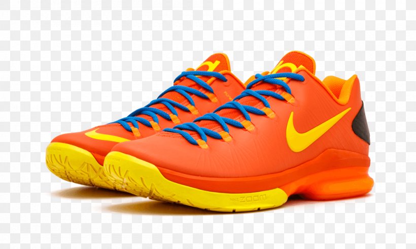 Orange Sports Shoes Nike Zoom KD Line, PNG, 1000x600px, Orange, Athletic Shoe, Basketball, Basketball Shoe, Clothing Download Free