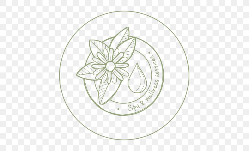 Drawing /m/02csf Circle Flower Tableware, PNG, 500x500px, Drawing, Flower, Flowering Plant, Leaf, Line Art Download Free