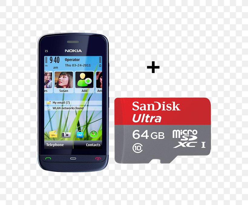 MicroSD Secure Digital Flash Memory Cards SanDisk SDXC, PNG, 600x676px, Microsd, Adapter, Card Reader, Cellular Network, Communication Download Free