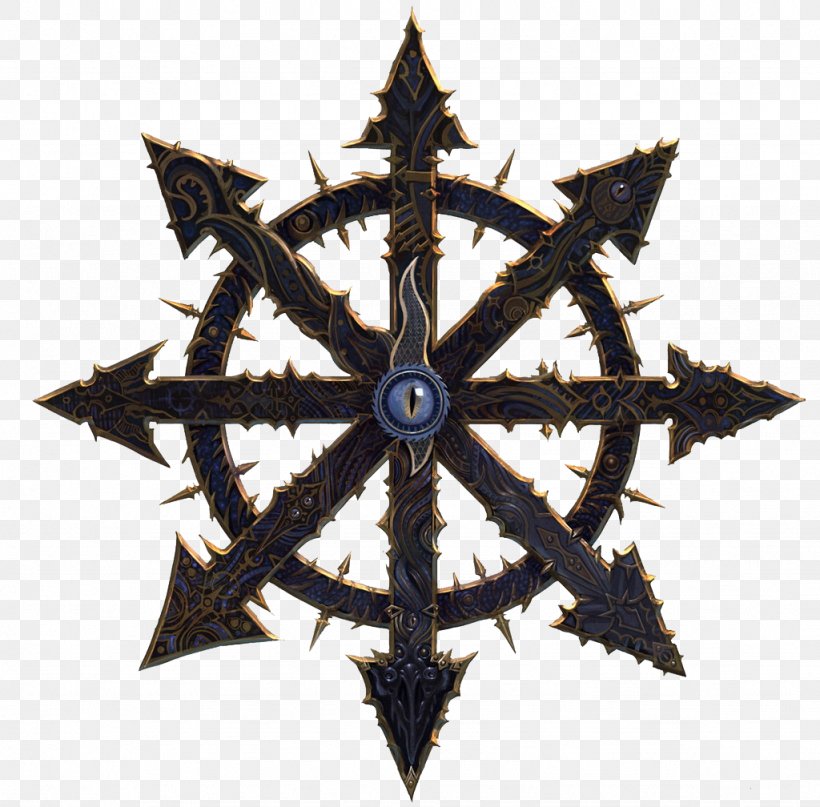 Warhammer 40,000 Symbol Of Chaos Christian Cross, PNG, 1024x1008px, Warhammer 40000, Chaos, Chaos Space Marines, Christian Cross, Cross Download Free