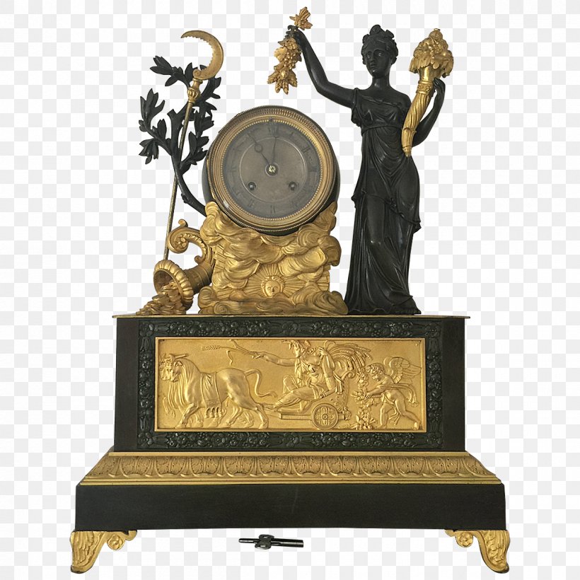 Bronze 01504 Statue Antique Clock, PNG, 1200x1200px, Bronze, Antique, Brass, Clock, Furniture Download Free