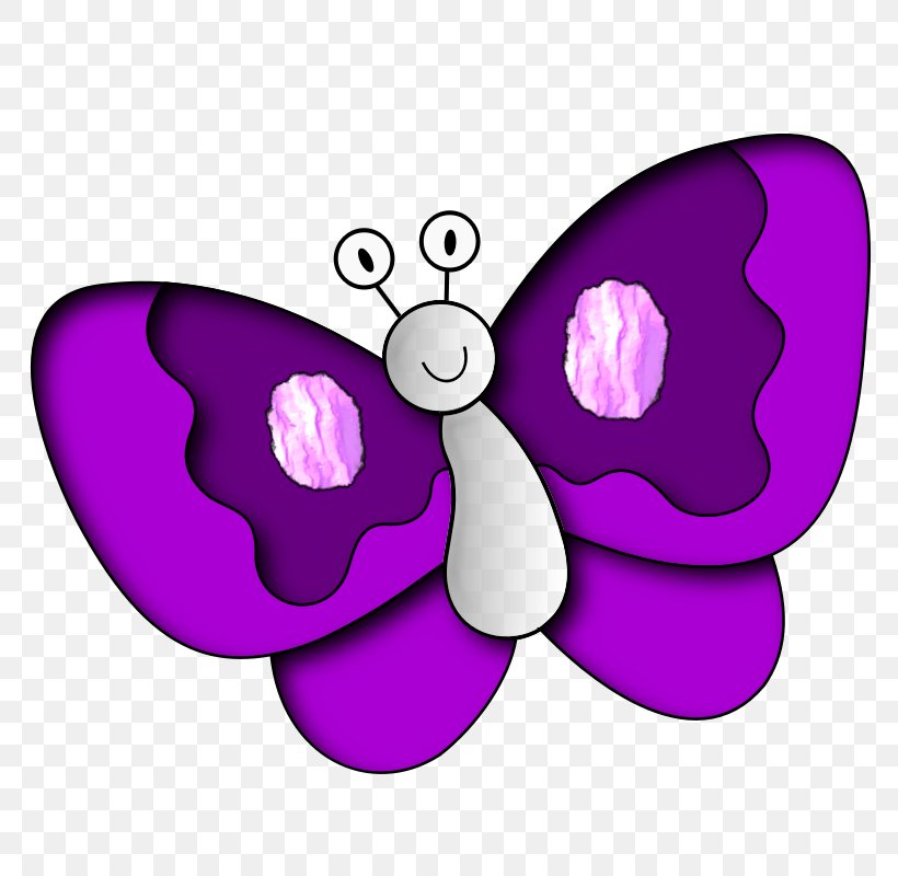 Butterfly Cartoon Purple Clip Art, PNG, 800x800px, Butterfly, Art, Arthropod, Blue, Brush Footed Butterfly Download Free