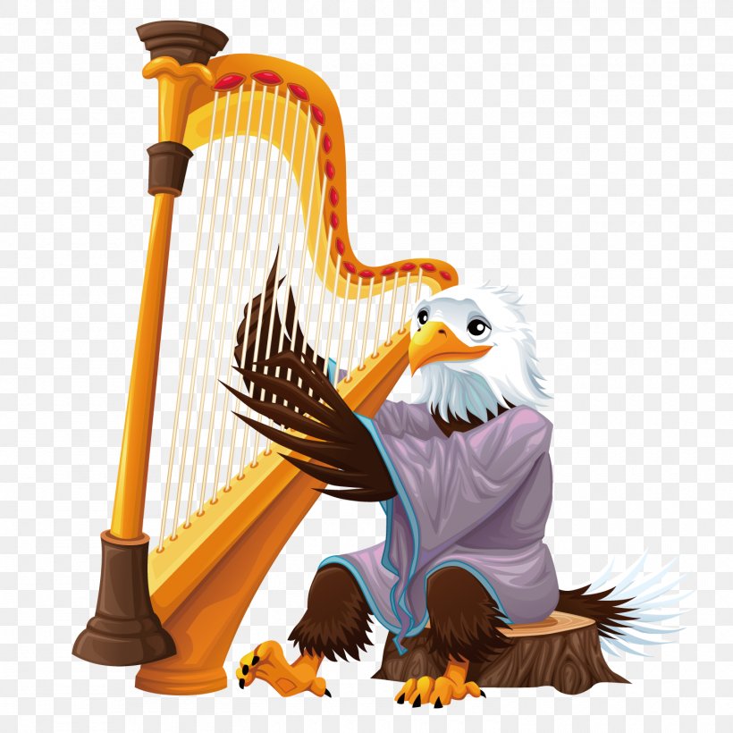 Musician Cartoon Stock Illustration Illustration, PNG, 1500x1500px, Musician, Beak, Bird, Bird Of Prey, Cartoon Download Free