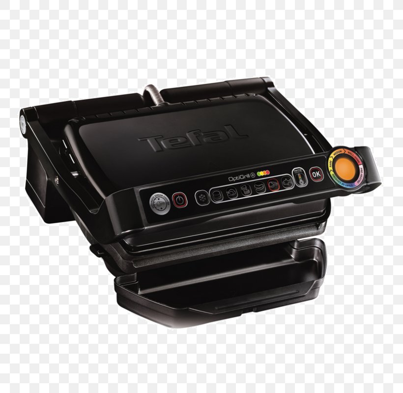 Barbecue Contact Grill GC3060 Hardware/Electronic Tefal Optigrill EE GC702D34 Electric Grill Electric Grill Press Tefal Optigrill + XL Automatic Temperature Adjustment Stainless Steel, PNG, 800x800px, Barbecue, Contact Grill, Cuisinart, Dish, Electronics Download Free