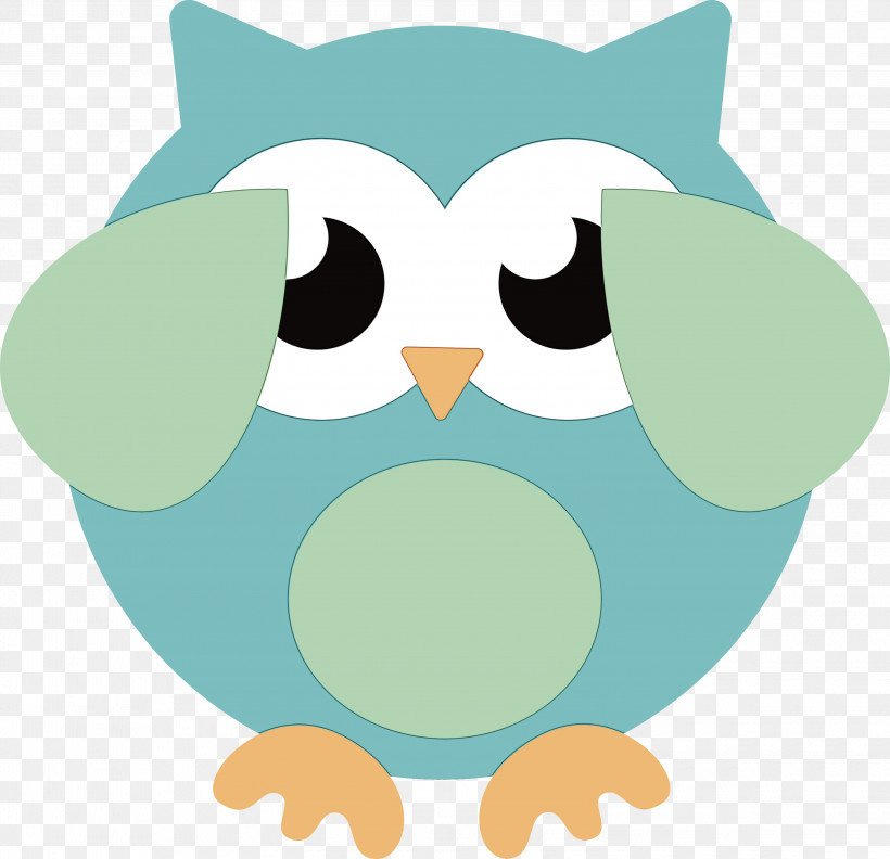 Birds Green Cartoon Beak Owl M, PNG, 3000x2899px, Cartoon Owl, Beak, Bird Of Prey, Birds, Cartoon Download Free