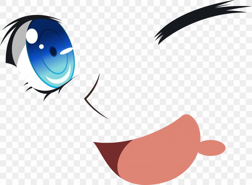 Eye Facial Expression Mouth Smile Face, PNG, 3500x2563px, Watercolor, Cartoon, Flower, Frame, Heart Download Free