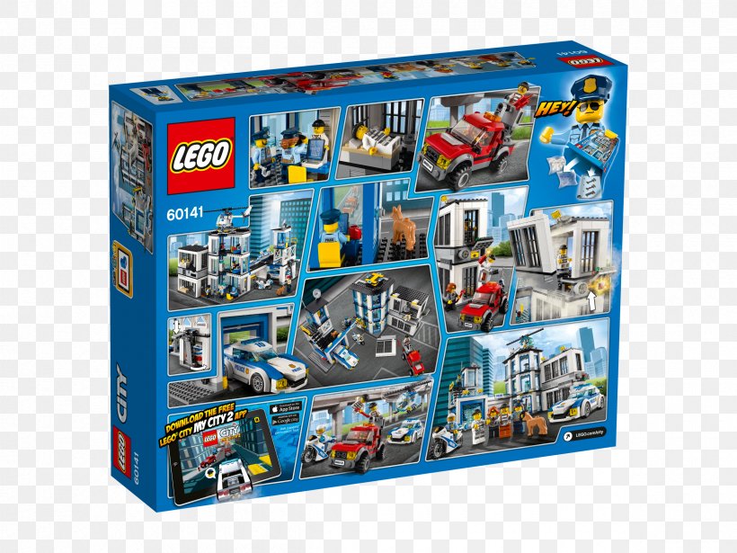 LEGO 60141 City Police Station Lego City Toy, PNG, 2400x1800px, Lego 60141 City Police Station, Lego, Lego 60047 City Police Station, Lego City, Lego Minifigure Download Free