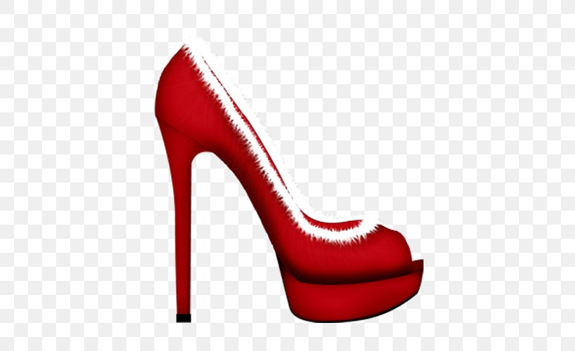 High-heeled Footwear Shoe Stiletto Heel Red Clip Art, PNG, 500x500px, Highheeled Footwear, Christian Louboutin, Court Shoe, Designer, Footwear Download Free