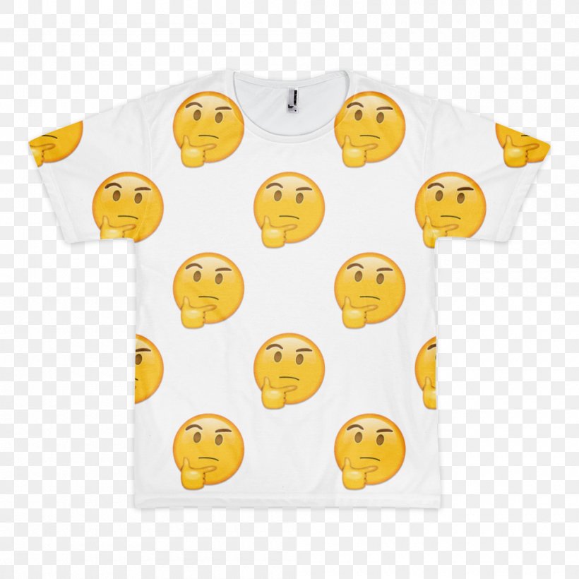 T-shirt Emoji Smiley Unisex, PNG, 1000x1000px, Tshirt, Clothing, Emoji, Emoticon, Face Download Free