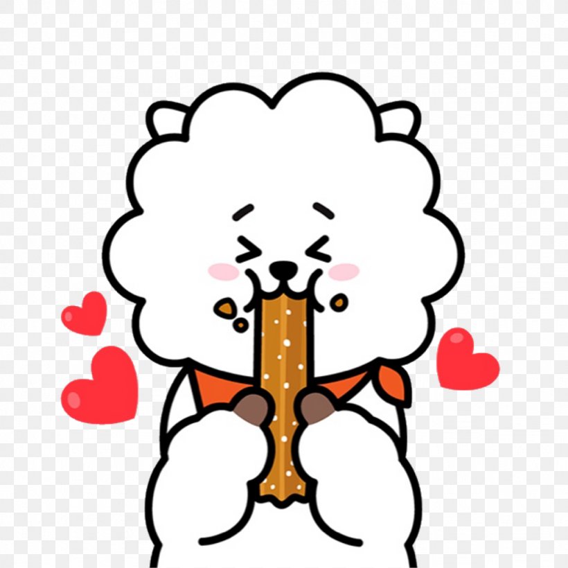 BTS IPhone 6S Image Line Friends Sticker, PNG, 1024x1024px, Bts, Area, Art, Artwork, Drawing Download Free