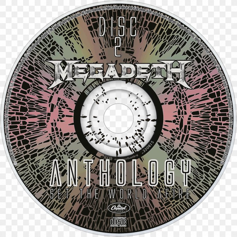 Compact Disc Anthology: Set The World Afire Megadeth Double Album, PNG, 1000x1000px, Watercolor, Cartoon, Flower, Frame, Heart Download Free
