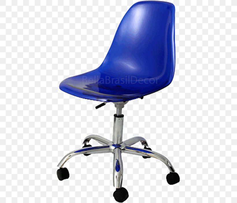 Eames Lounge Chair Swivel Chair Charles And Ray Eames Office & Desk Chairs, PNG, 428x700px, Eames Lounge Chair, Chair, Charles And Ray Eames, Charles Eames, Cobalt Blue Download Free