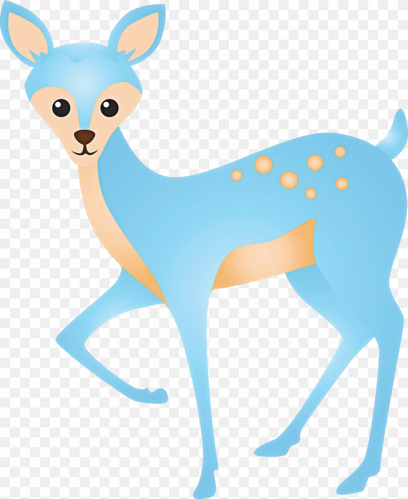 Animal Figure Cartoon Deer Fawn Tail, PNG, 2450x3000px, Watercolor Deer, Animal Figure, Cartoon, Deer, Fawn Download Free