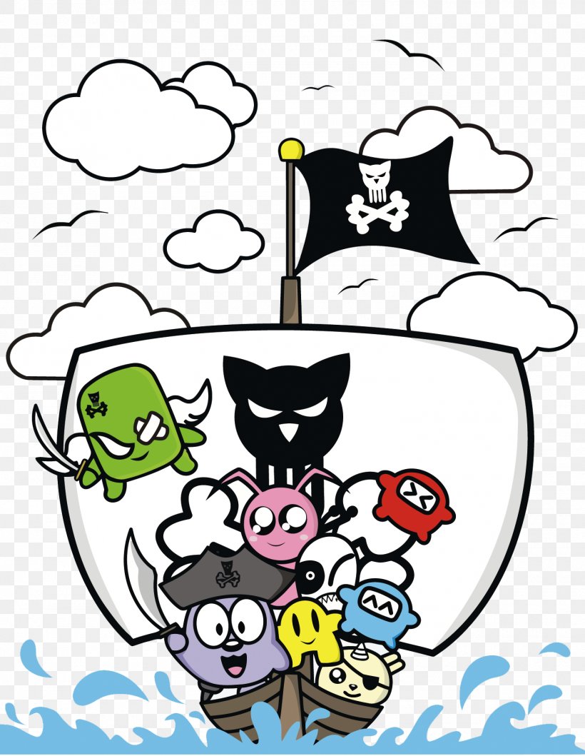 Cartoon Piracy Illustration, PNG, 1500x1939px, Cartoon, Area, Art, Artwork, Cat Download Free