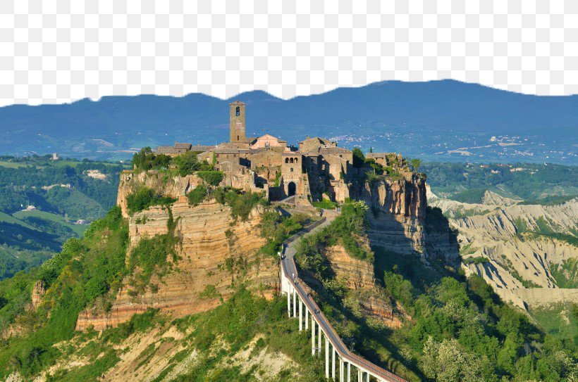 Civita Di Bagnoregio Orvieto Bolsena Viterbo Rome, PNG, 820x543px, Civita Di Bagnoregio, Bagnoregio, Bolsena, City, Escarpment Download Free