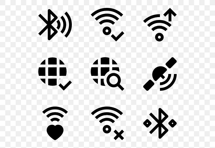 Wireless Network Computer Network Clip Art, PNG, 600x564px, Wireless Network, Area, Black, Black And White, Brand Download Free