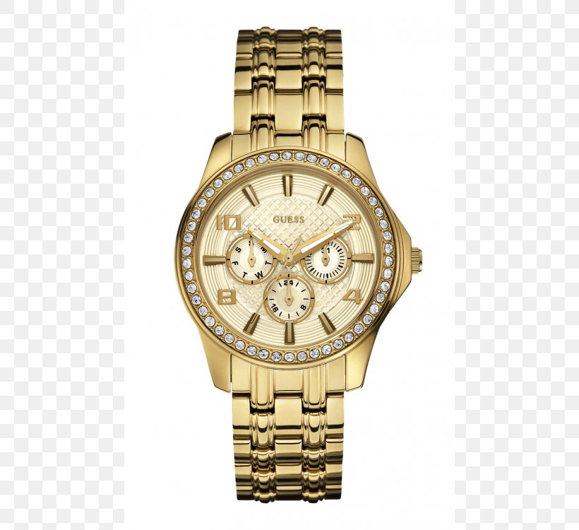 Guess Watch Clock Bracelet Jewellery, PNG, 600x750px, Guess, Beige, Bracelet, Brand, Brown Download Free