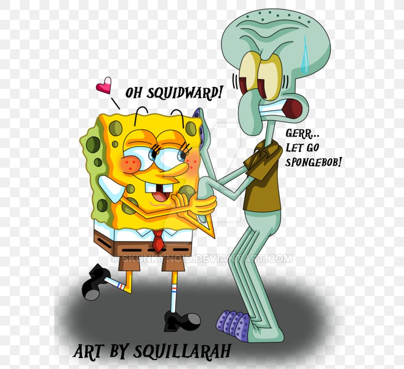 Squidward Tentacles DeviantArt Fan Art, PNG, 600x748px, Watercolor, Cartoon, Flower, Frame, Heart Download Free