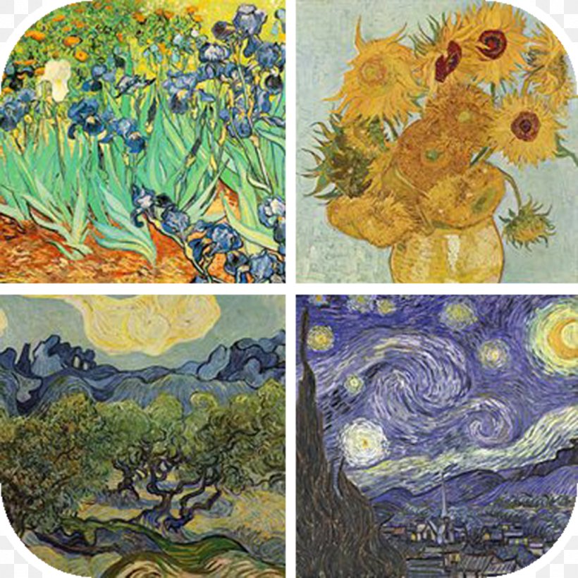 The Starry Night Museum Of Modern Art Almond Blossoms Painting Artist, PNG, 1024x1024px, Starry Night, Almond Blossoms, Art, Artist, Ecosystem Download Free