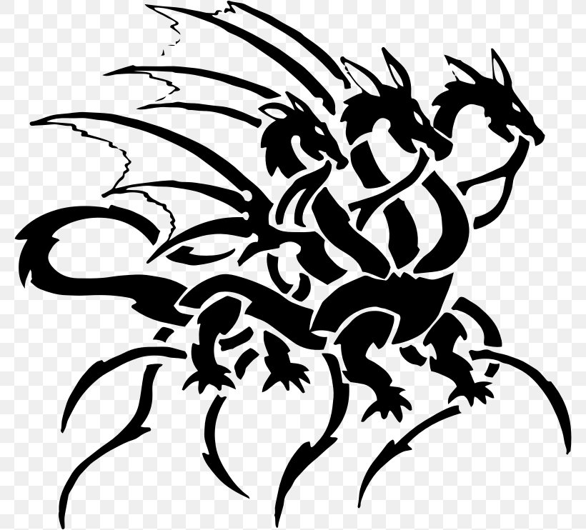 Dragon Tattoo Daenerys Targaryen Clip Art, PNG, 780x742px, Dragon, Art, Artwork, Black, Black And White Download Free
