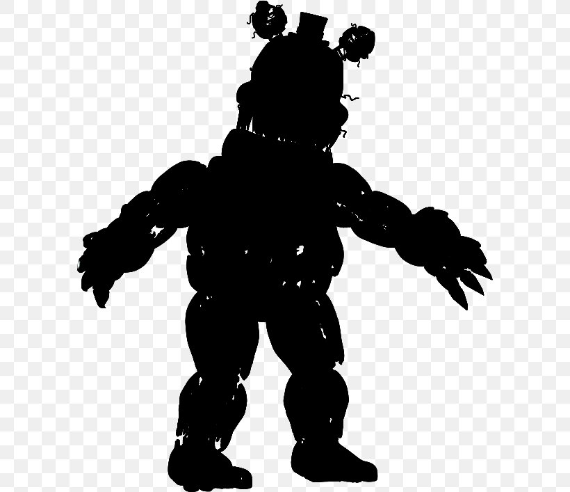 Five Nights At Freddy's 4 Five Nights At Freddy's 3 Five Nights At Freddy's: Sister Location Five Nights At Freddy's 2, PNG, 598x707px, Ultimate Custom Night, Animatronics, Black And White, Fictional Character, Freddy Krueger Download Free