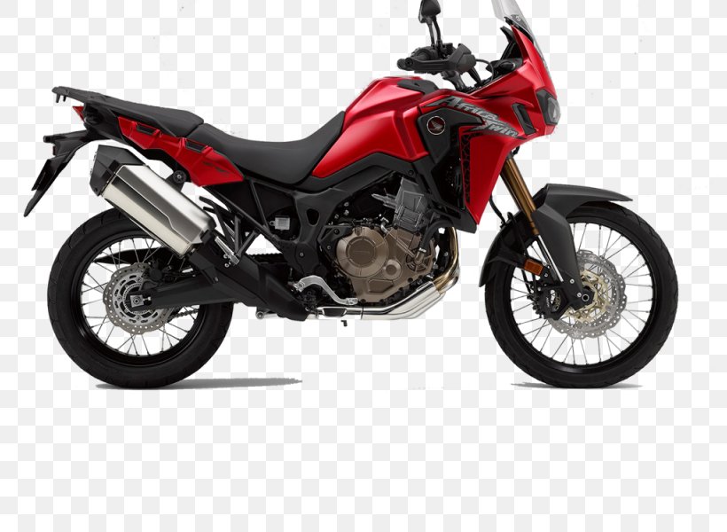 Honda Africa Twin Motorcycle Straight-twin Engine Powersports, PNG, 800x600px, Honda, Antilock Braking System, Automotive Exhaust, Automotive Exterior, Automotive Tire Download Free