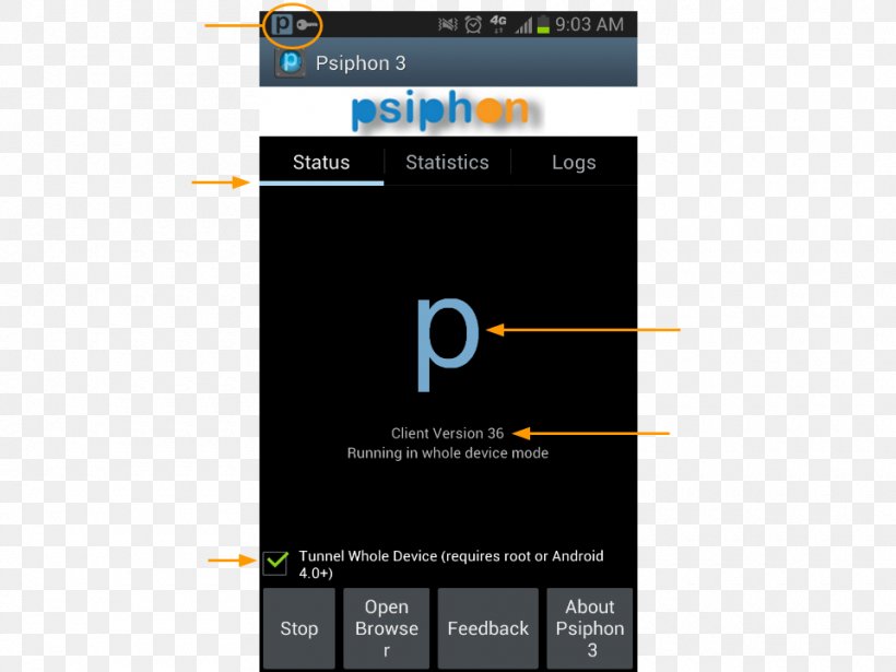 Psiphon Android Application Package Virtual Private Network Blured !, PNG, 960x720px, Psiphon, Android, Blured, Brand, Client Download Free