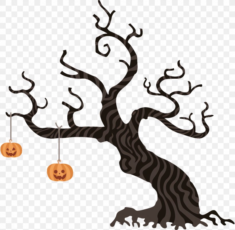 Halloween Tree Tree, PNG, 1028x1008px, Halloween Tree, Branch, Gecko, Plant, Plant Stem Download Free