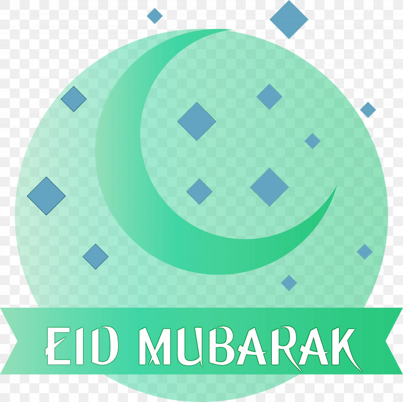 Logo Font Circle Green Meter, PNG, 3000x2994px, Eid Mubarak, Analytic Trigonometry And Conic Sections, Area, Circle, Eid Al Fitr Download Free