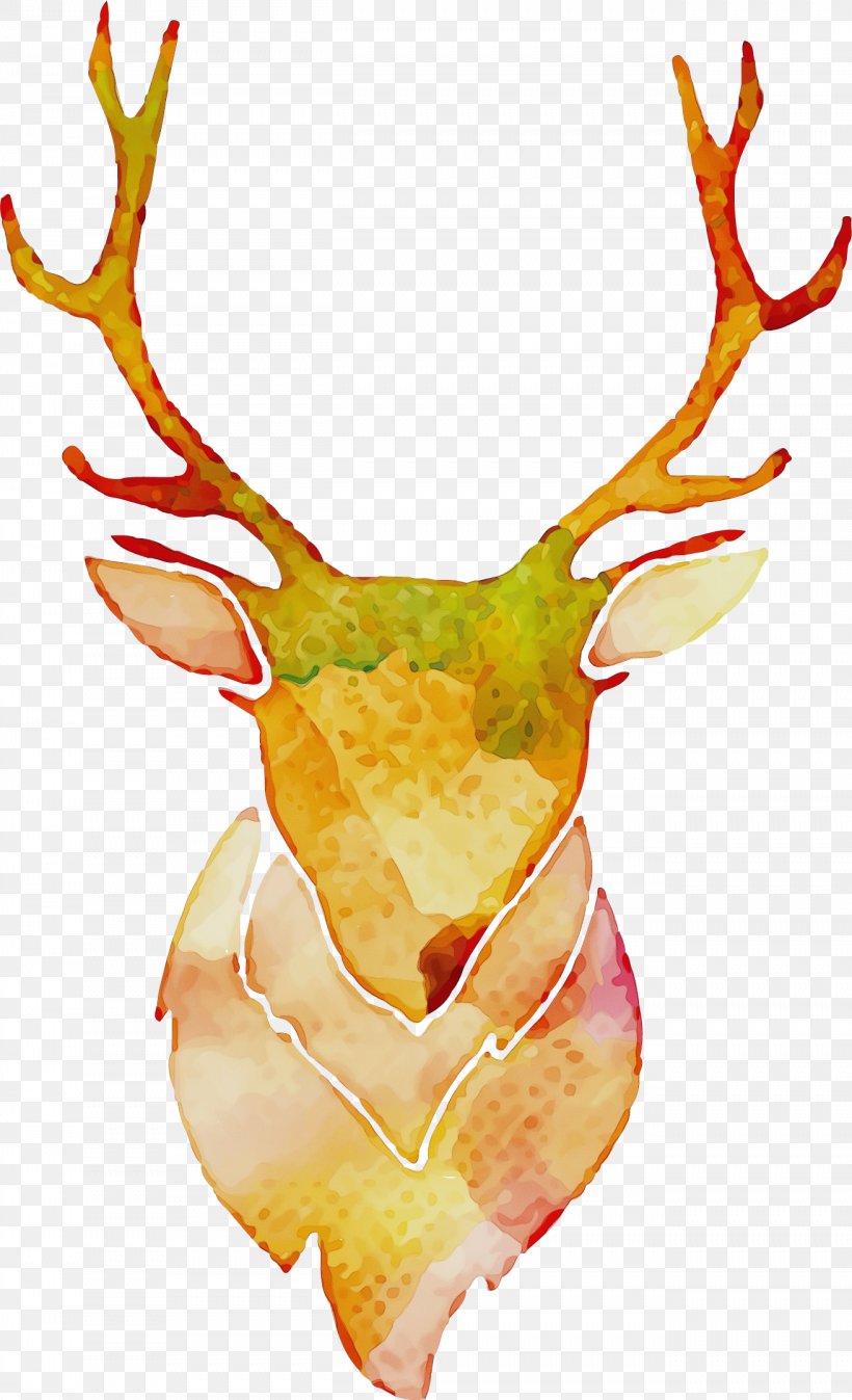 Reindeer, PNG, 1312x2156px, Watercolor, Deer, Elk, Paint, Reindeer Download Free