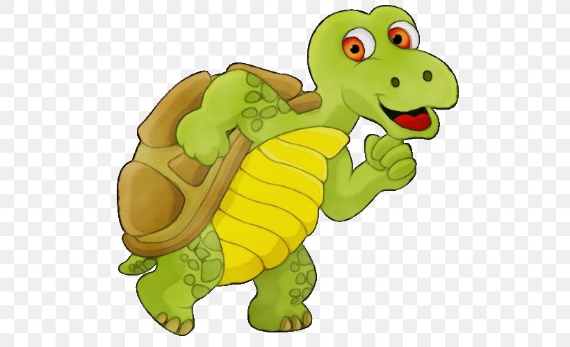 Tortoise - M Turtle Character Animal, PNG, 500x500px, Watercolor, Alligator, Animal, Animal Figure, Cartoon Download Free