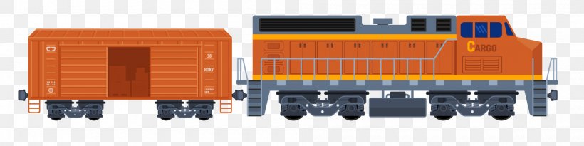 Train Goods Wagon Railroad Car, PNG, 2000x500px, Train, Bloktrein, Cartoon, Electronic Component, Freight Car Download Free