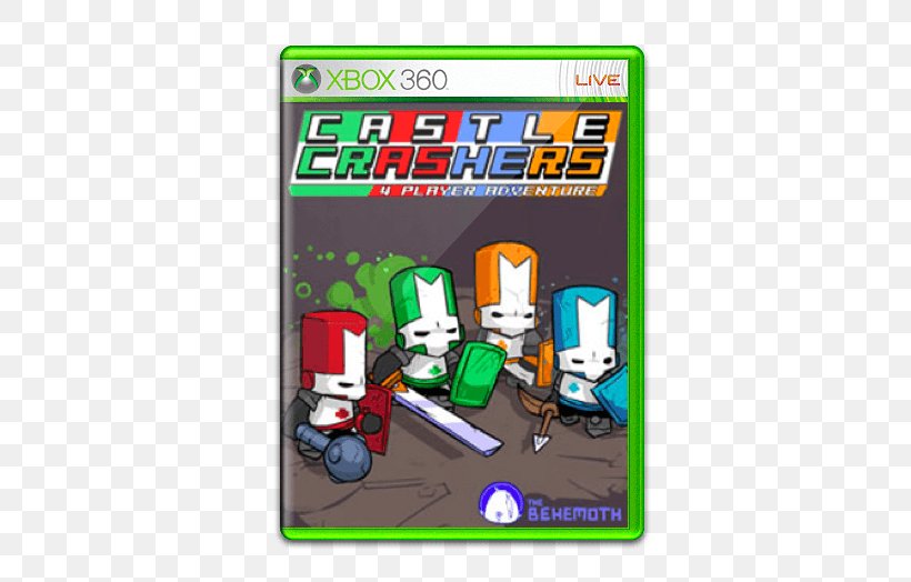 Castle Crashers Xbox 360 Xbox One Video Game Xbox Live Arcade, PNG, 519x524px, Castle Crashers, Arcade Game, Behemoth, Brand, Cooperative Gameplay Download Free
