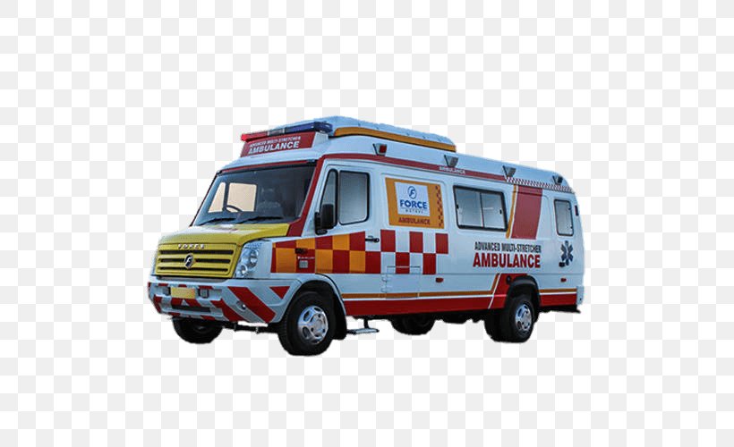 Force Motors Trax Ambulance Fire Engine Car, PNG, 500x500px, Force Motors, Advanced Life Support, Ambulance, Automotive Exterior, Car Download Free
