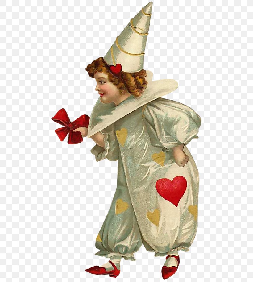 Harlequin Clown Valentine's Day Saint Valentine, PNG, 500x914px, Harlequin, Child, Christmas Ornament, Circus, Clown Download Free