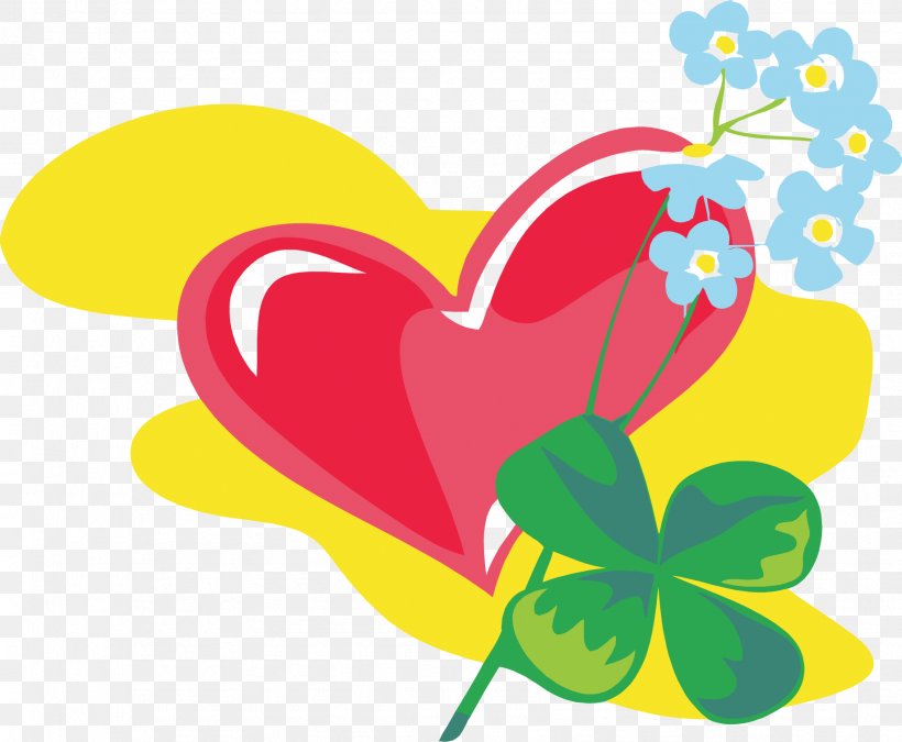 Heart Clip Art, PNG, 1835x1511px, Heart, Butterfly, Flora, Flower, Flowering Plant Download Free