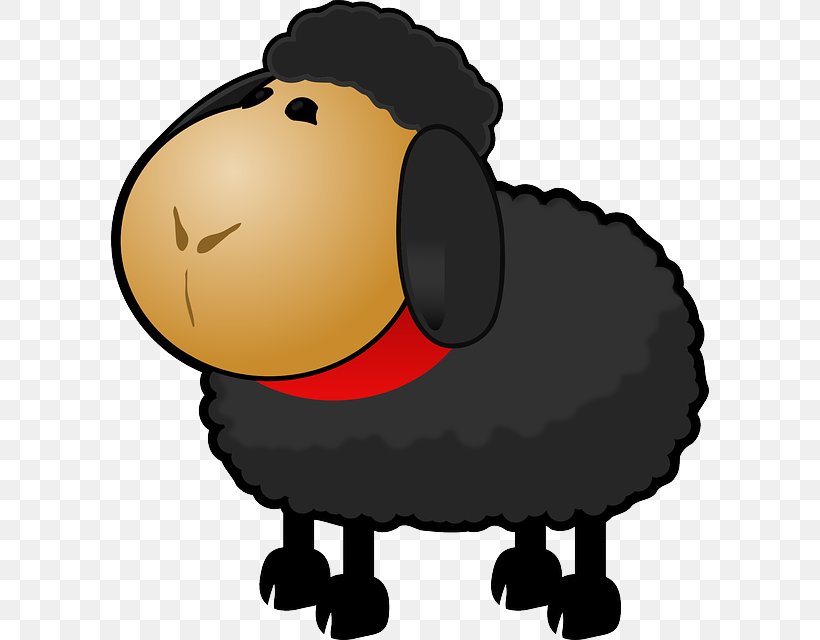 Sheep Wool Clip Art, PNG, 598x640px, Sheep, Black Sheep, Human Behavior, Smile, Snout Download Free