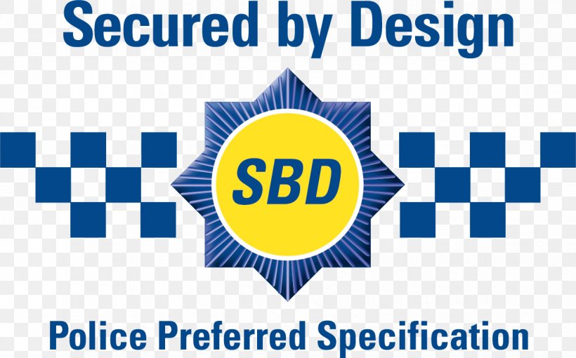 Secured By Design Door Logo Police Security, PNG, 1221x760px, Door, Area, Blue, Brand, Diagram Download Free