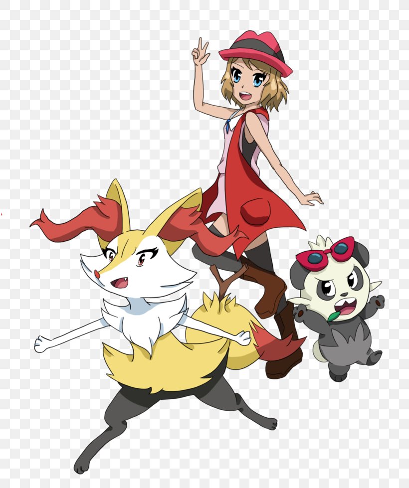 Serena Clemont Pokémon X And Y Misty Pancham, PNG, 816x979px, Watercolor, Cartoon, Flower, Frame, Heart Download Free